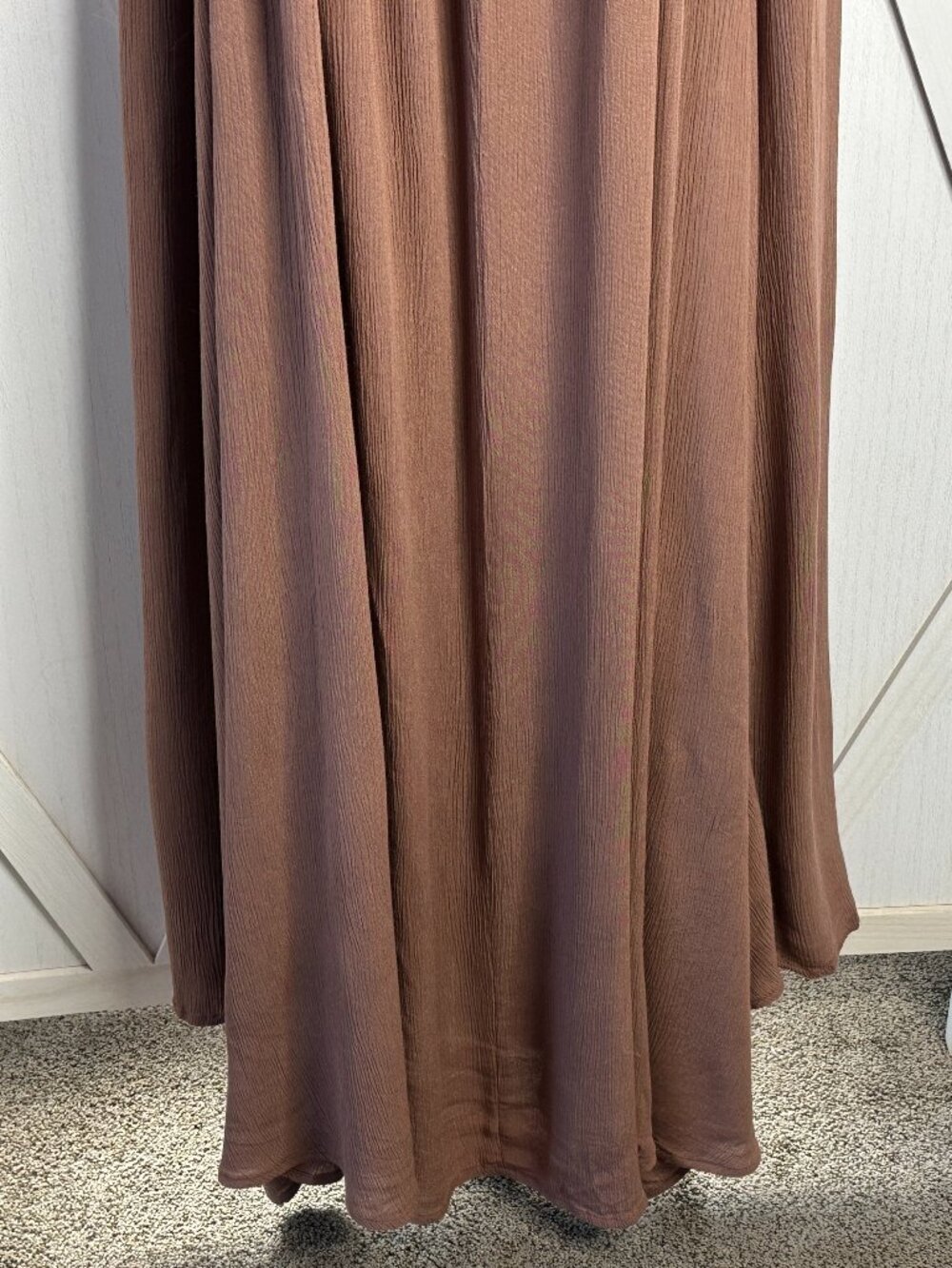 Free People Brown Maxi Dress with Side Slit - Picture 13 of 13